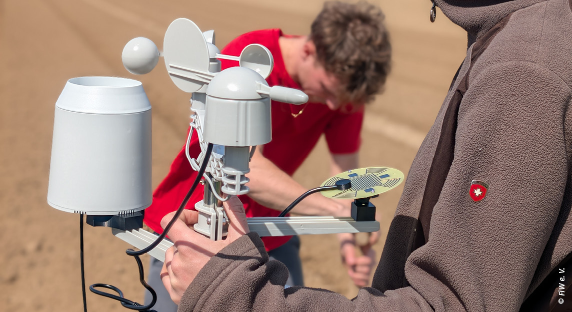 5) Eine Wetterstation darf nicht fehlen: nur so können die Daten auch mit den Wetterbedingungen in Kontext gesetzt werden.